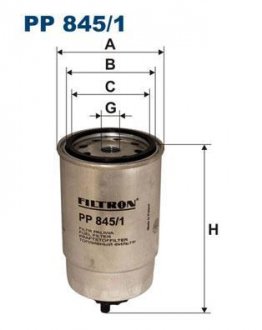 Фільтр палива FILTRON PP845/1 (фото 1)