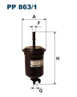 Топливный фильтр FILTRON PP863/1