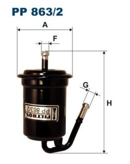 Топливный фильтр FILTRON PP863/2