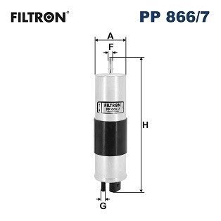 ПАЛИВНИЙ ФІЛЬТР FILTRON PP866/7