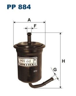 Автозапчасть FILTRON PP884