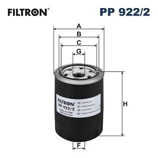 Топливный фильтр FILTRON PP922/2