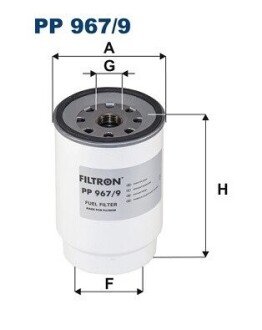 FILTR PALIWA FILTRON PP967/9