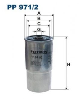 Фільтр палива FILTRON PP 971/2 (фото 1)