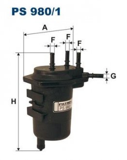 Фильтр топливный в сборе FILTRON PS980/1 (фото 1)