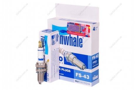 Свеча зажигания Aveo 1.2 16V коробка к-т Finwhale FS43 (фото 1)