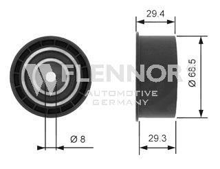 Ролик ремня Opel Kadett E/Astra/Vectra/Calibra 2.0 16V NSK Flennor FU14102 (фото 1)