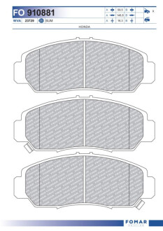 Автозапчасть Fomar FO910881