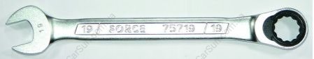 Ключ з тріщоткою 10мм реверс FORCE 75710R (фото 1)