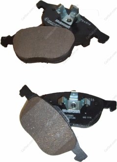 Комплект тормозных колодок, дисковый тормоз - FORD 1809256 (фото 1)
