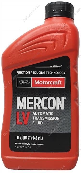 5 Quart's Motorcraft XT105Q3LV Mercon LV Automatic Transmission Fluid