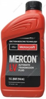 Олія трансмісійна Motorcraft Mercon LV Automatic 0,946 л - (оригінал) FORD XT10QLVC
