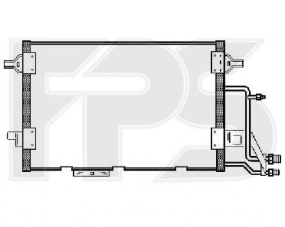 Конденсатор кондиціонера FPS FP 12 K207 (фото 1)