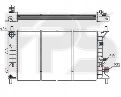 Радіатор охолодження FPS FP 28 A157