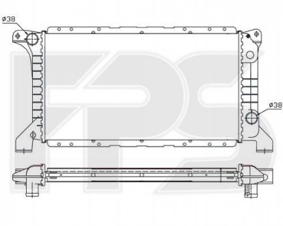 Радіатор охолодження FPS FP 28 A734
