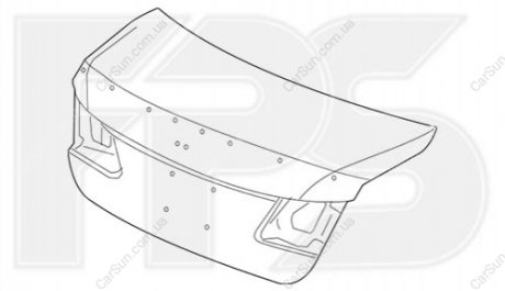Кришка багажника FPS FP 3029 530
