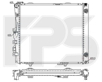 Радіатор охолодження FPS FP 46 A211