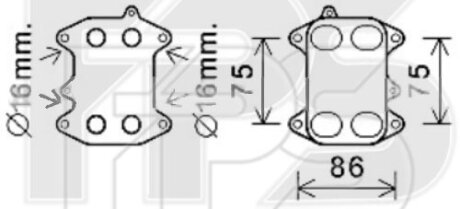 Радіатор масляний FPS FP 74 B05