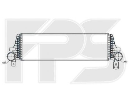 Радіатор наддуву FPS FP 74 T08