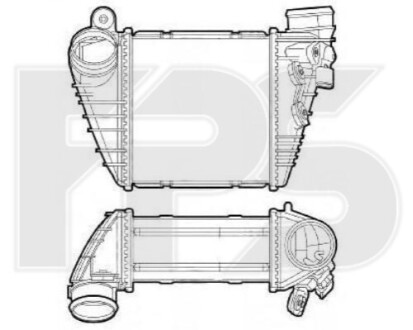 Радіатор наддуву FPS FP 74 T64