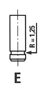 Клапан Випускний Ø48*ø9*163Mm Renault Agora/c/fr1/g/iliade/kerax/major/manager/maxter/pr/premium/r/tb Midr06.20.45-Mips06.20.45B >1980 FRECCIA R3794/BMCR