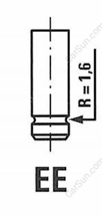 Клапан выпускной - (RF0112121B) FRECCIA R4391/RNT