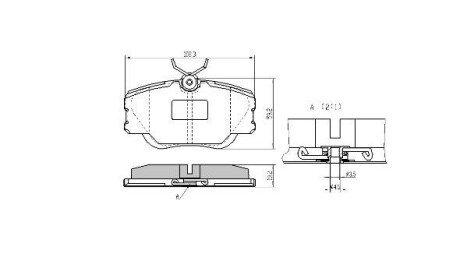 Комплект тормозных колодок FREMAX FBP-0495