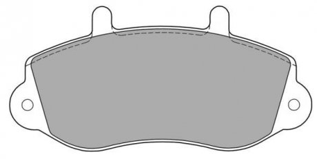 Комплект тормозных колодок, дисковый тормоз - (93173155 / 9162600 / 9161450) FREMAX FBP-1140 (фото 1)