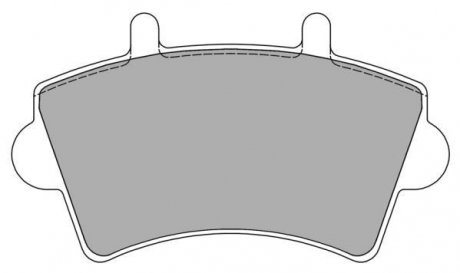 Комплект тормозных колодок, дисковый тормоз - (GDB1442 / 93173180 / 9112585) FREMAX FBP-1224 (фото 1)