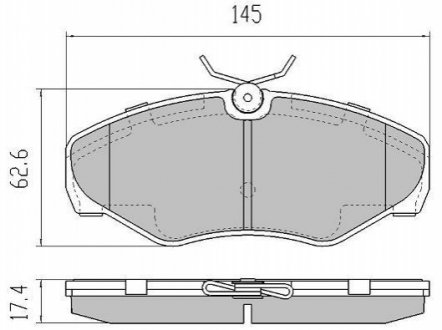 Колодки дискового тормоза FREMAX FBP1272