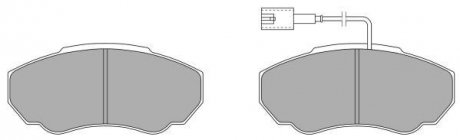Комплект тормозных колодок, дисковый тормоз - (9949516 / 9949482 / 9949409) FREMAX FBP-1293 (фото 1)
