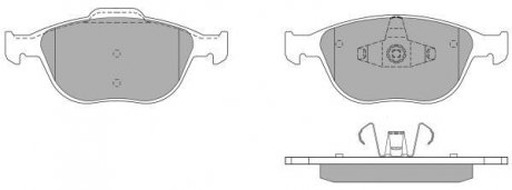 Колодки передні, 03- - (DDY23328Z9C / 4427737 / 4387361) FREMAX FBP-1305