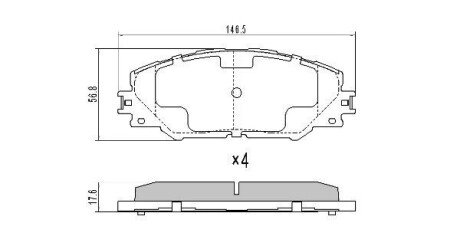 Комплект тормозных колодок FREMAX FBP1568