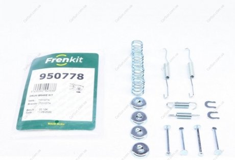 Ремкомплект колодок стояночного гальма FRENKIT 950778 (фото 1)