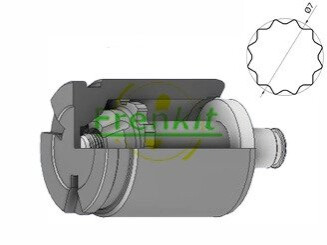 Piston, brake caliper FRENKIT K415201S