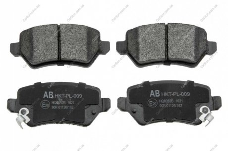 Колодки гальмівні дискові Brake Pads Premium FRICTION MASTER MKD1362 (фото 1)