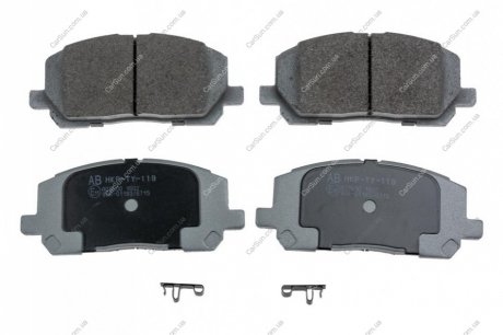 Колодки гальмівні дискові Brake Pads Premium FRICTION MASTER MKD884 (фото 1)