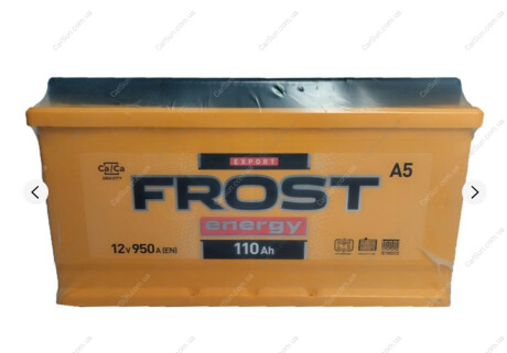 Автомобільнй акумулятор 110 Ah 950 A(EN) 352x175x190 FROST FROST110L