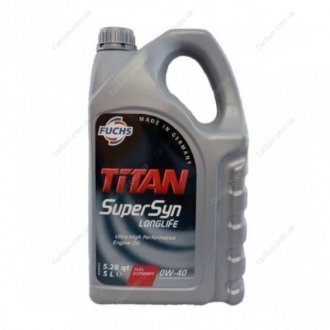 Моторне масло Titan SuperSyn LongLife 5W-40 5л - FUCHS 601424991
