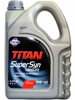 Titan SuperSyn LongLife 0W-40 FUCHS 601425271 (фото 1)