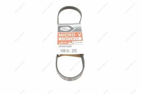 Поліклинові ремені Micro-V StretchFit (Вир-во) Gates 4PK810SF (фото 1)
