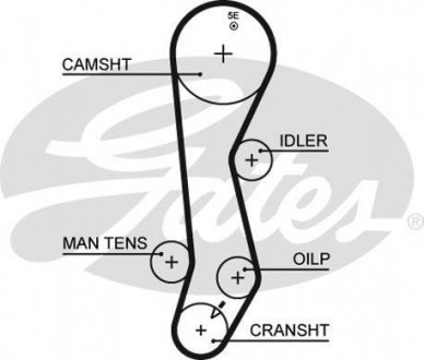 Автозапчастина Gates 5389XS