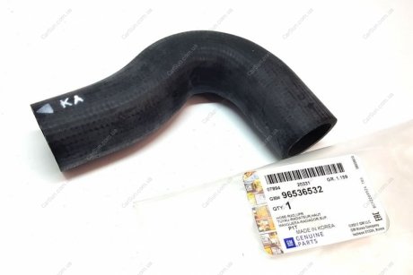 Патрубок радиатора Авео 1,6 (с конд) верхний Genuine Genuine Parts 96536532