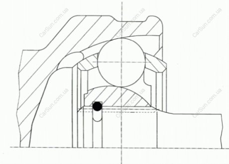 Шарнирный комплект, приводной вал GKN-SPIDAN 20431