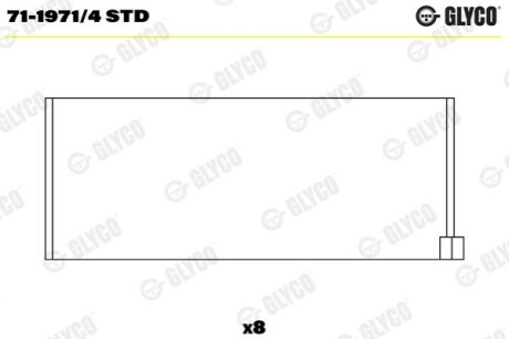 Вкладиш Glyco 7119714STD