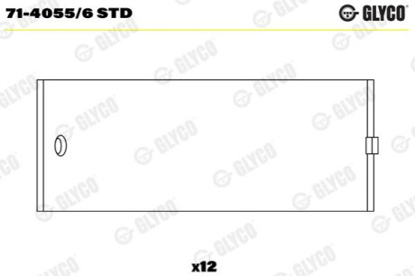 Вкладиш Glyco 7140556STD