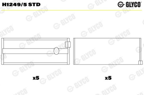 Вкладиш Glyco H12495STD