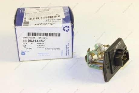 Резистор вентилятора печки Matiz GM 96314857 (фото 1)