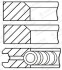 Комплект поршневых колец - GOETZE 08-170707-10 (фото 1)