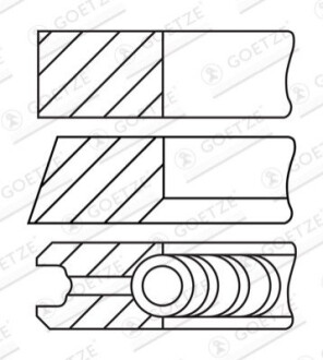 PIER┼Ü.T┼ü.BMW B47 UL TUE1 84MM+0.50MM GOETZE 0844970710